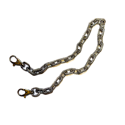 SBL#000 – “Bound by Weight” – Swarovski Encrusted Wallet Chain