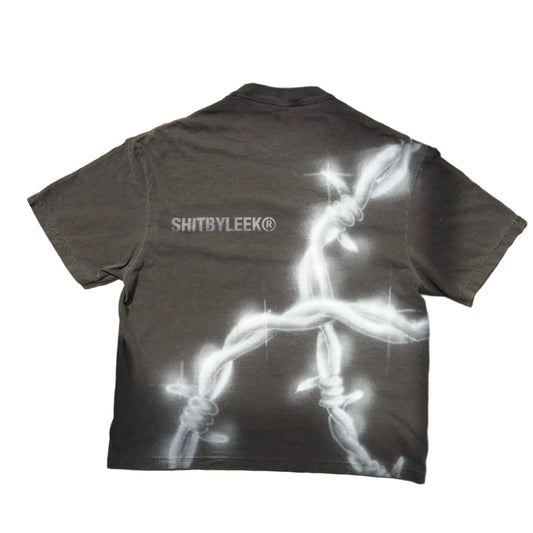 Grey Barbed Wire Tee