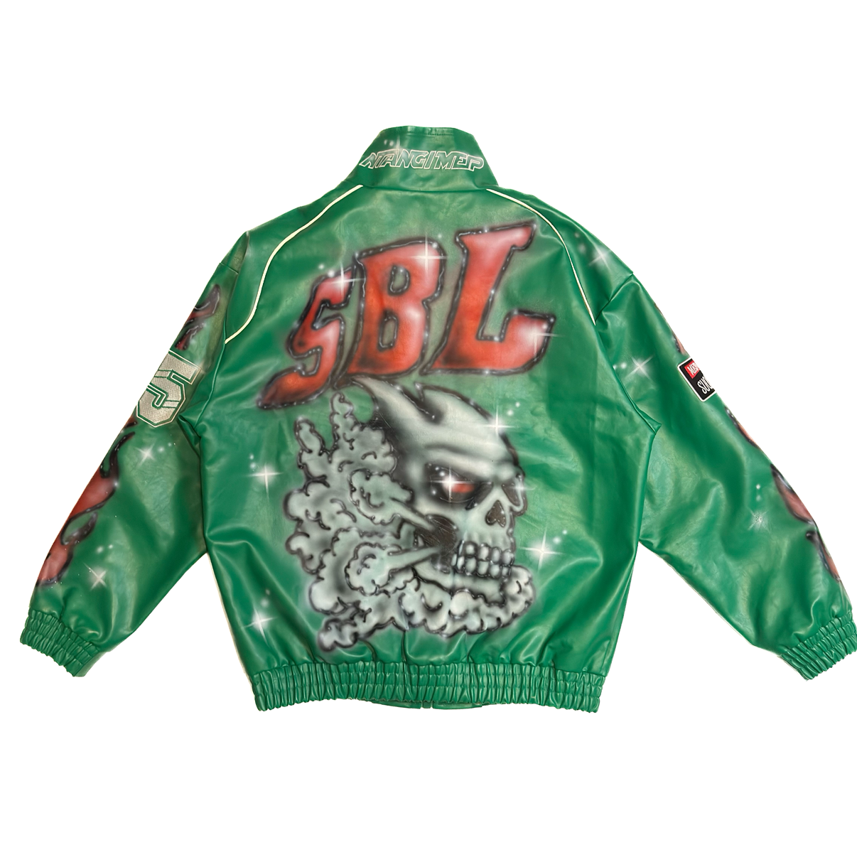 SBL#000 – “No Brakes” – Airbrushed Mens Racing Jacket