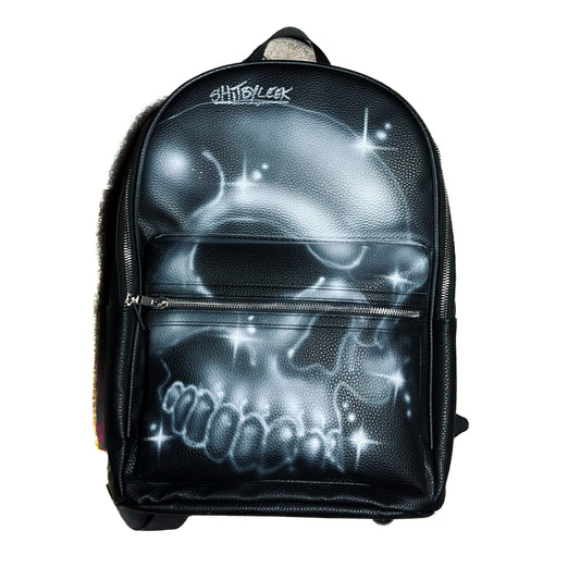 SBL #000 – “Hard To Kill 3” – Airbrushed Leather Backpack