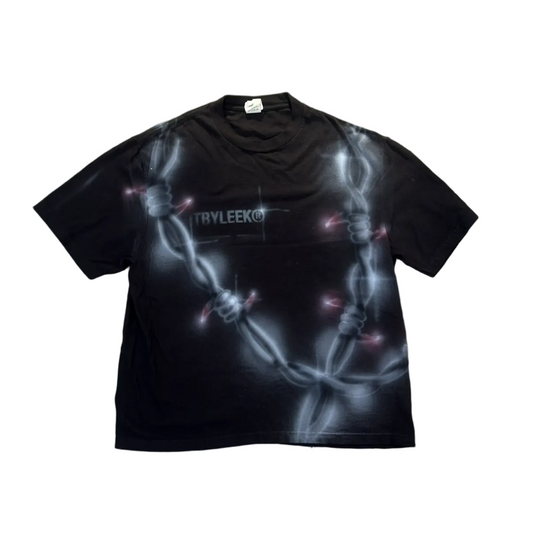 Black Barbed Wire Tee